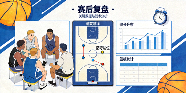 篮球比赛赛后复盘文章配图